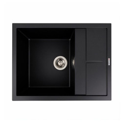 Кухонна мийка Valeso 6550 LOTOS матова Чорна