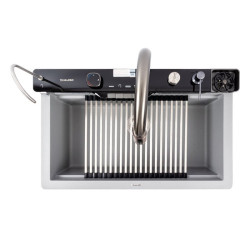 Кухонна мийка Valeso 7546 EVANORA матова сірий металік