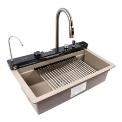 Кухонна мийка Valeso 7546 EVANORA матова титан