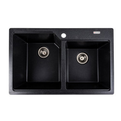 Кухонная мойка Valeso 7850 HARMONY матовая Карбон