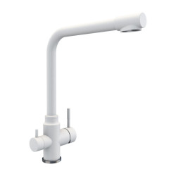 Кухонний змішувач із підключенням до фільтра Valeso KT 8201 (8626) Білосніжний