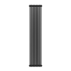 Вертикальний радіатор Navin Calidum 2-8 380x1800, anticor, чорний муар 02-254004-3818