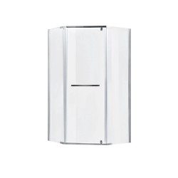 Душова кабіна Lidz Dozorca SC90x90.CRM.LOW.TR прозоре 6 мм без піддону