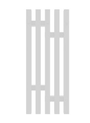 Полотенцесушитель Genesis Aqua Stella 120x39 белый