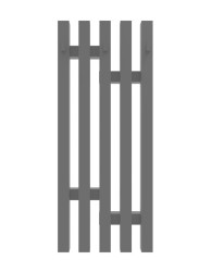 Полотенцесушитель Genesis Aqua Stella 120x39 серый