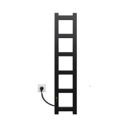 Полотенцесушитель Kosser Норд 1000х220/6 EL тайм. черный