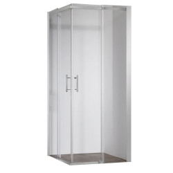 Душевая кабина Koer SR SC03-90x90x200-TR-02 прозрачное стекло Easy Clean 6мм SS Color (KR5680)