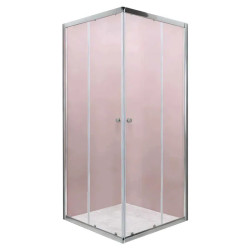Душова кабіна Mixxus CUBIC SC01-90x90x185-TR CHROME прозоре скло 4мм NEW (MI8366)