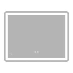 Дзеркало Zerix Mirra MR05-90x70-REVERSE із LED Touch, Anti-fog, димером, регулятором яскравості (ZX6059)