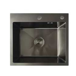 Кухонная мойка Mixxus MH5045 Decor Graphite (3.0/0.8) цвет графит (MI8310)