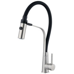 Кухонний змішувач Zerix MAG-017 Refl.Black (зл.чорний) (ZX6001)