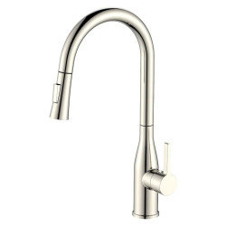 Кухонний змішувач з висувним виливом Mixxus Premium SUMMER 014 SS COLOR (Колір нерж) (MI8283)