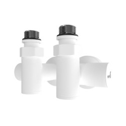 Кран угловой под Тэн Mario белый мат (5.028.041558.WM)