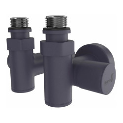 Кран угловой под Тэн Mario графит (4.028.044881.GR)