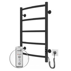 Полотенцесушитель Mario Классик НР-I 650х430/75 електр. TR К черный мат (2.3.0113.10.BM)