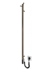 Полотенцесушитель Mario Рей 1100х30/130 таймер с регулятором TR ган метал (2.13.051490.GM)