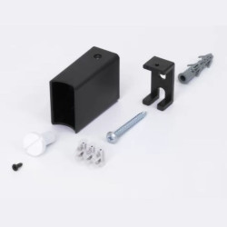 Комплект крепления HF черный матовый, круглый (8.026.046013.BM)