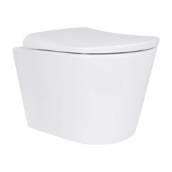 Унітаз підвісний Qtap Scorpio ML Ultra Quiet 490×365×325 мм, з сидінням Soft-close MagLock, White QTSCOML26W49622