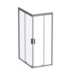 Душевая кабина Am.Pm Gem W90UG-404-120280-BT 120x80 прозрачная, профиль черный мат.