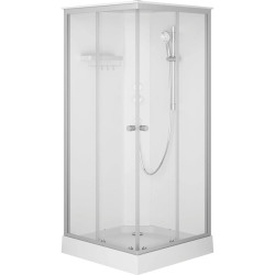 Душевая кабина Am.Pm X-Joy W94C-403-090MT 90x90 профиль мат.хром, прозрачная