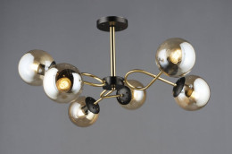 Люстра Valeso A4419/6 медь + Черный