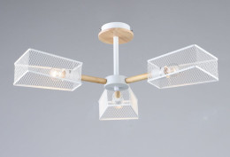 Люстра Valeso B N6687/3 Белый + Дерево