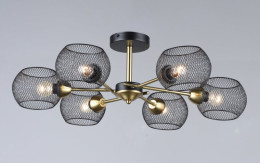 Люстра в стиле лофт Valeso B N6565/6 BK+COP