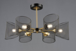 Люстра в стиле лофт Valeso B N6685/6 BK+COP