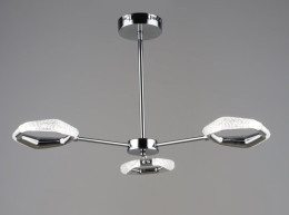 Люстра подвесная светодиодная Sirius B YH1304/3 CH 18W хромированная
