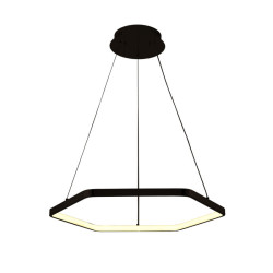 Люстра подвесная светодиодная Sirius LCD3024 BK черная