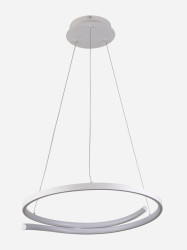 Люстра подвесная светодиодная Sirius LCD3052 WT белая