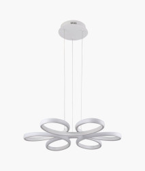 Люстра подвесная светодиодная Sirius LCD3061 WT белая