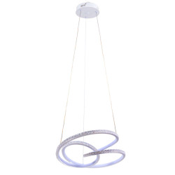Люстра подвесная светодиодная акриловая Sirius LCD3073 WT 128W