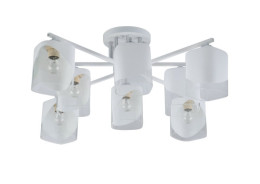 Люстра потолочная Sirius 07245/8 Matte White+CR на 8 плафонов