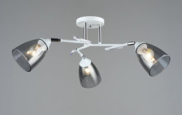 Люстра стельова Sirius B A4091/3 WT+CH з поворотним механізмом