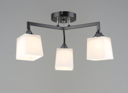 Люстра стельова Sirius B N6116/3 COFFEE+CR на 3 плафони