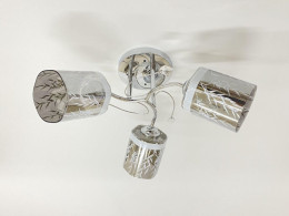 Люстра стельова на 3 плафона Valeso 6248E/3 Хром