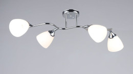 Люстра стельова на 4 плафони Valeso K2313/4, хромовий (E27)