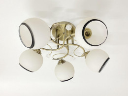 Люстра потолочная на 5 плафонов Valeso 6220J/5 Бронза