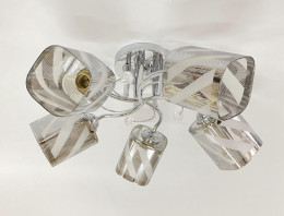 Люстра потолочная на 5 плафонов Valeso 6247E/5 Хром