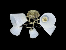 Люстра потолочная на 5 плафонов Valeso 7051C/5 Бронза