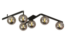 Люстра стельова регульована Valeso BX84016-6 BK чорна