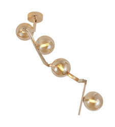 Люстра стельова регульована Valeso BX84020-4 GD золота