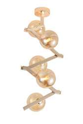 Люстра стельова регульована Valeso BX84020-5 GD золота