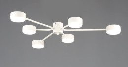 Люстра стельова світлодіодна Valeso N6711/6 кругла GX53 Білий