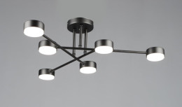 Люстра стельова світлодіодна Valeso N6716/6 GX53 Чорний