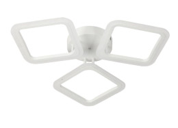 Люстра потолочная светодиодная с пультом Valeso 2929/3BIG для гостинной спальни Белый