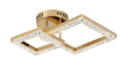 Люстра світлодіодна акрилова Valeso 2726/1+1 GD 25W*2