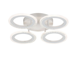 Светодиодная люстра Valeso G 2701/4 Белый 64W,3000-6500K, Пульт: IR с затемнением