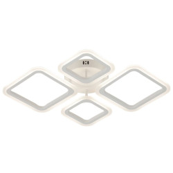 Светодиодная люстра Valeso G 2929/2+2 72W белая с пультом ДК